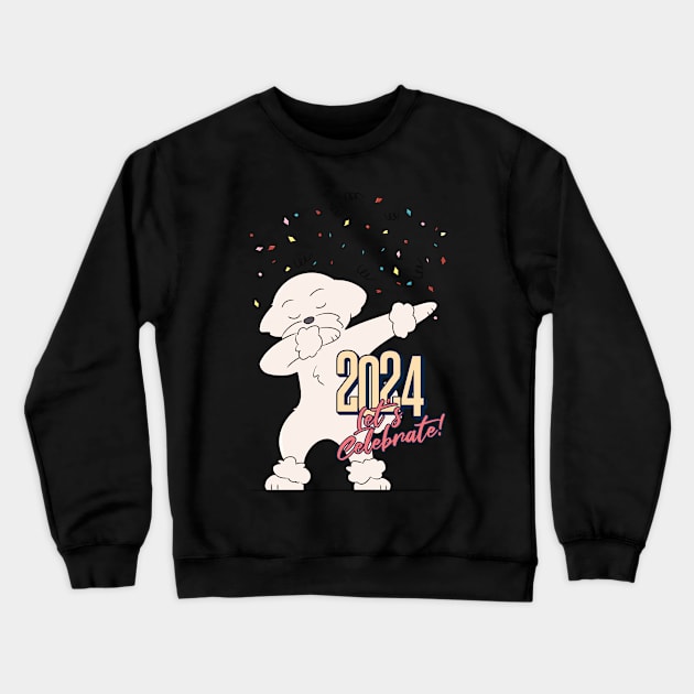 Let's Celebrate 2024 Crewneck Sweatshirt by Cheeky BB